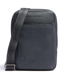 Сумка на плечо Black Square из зерненой яловой кожи Piquadro, синий ca3084b3-blu4 | blaugrau