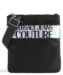 Сумка через плечо мужская Versace Iconic Logo с полосой, черный e75ya4b96-zs927-ld2 | schwarz