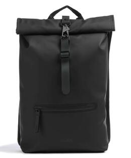 Рюкзак Rolltop полиуретан, полиэстер Rains, черный rains-13320-01 | schwarz
