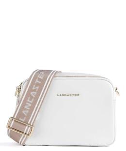 Сумка через плечо Ana из зерненой кожи Lancaster, белый 572-80s-blanc | weiß