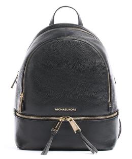 Рюкзак Rhea Zip из зернистой яловой кожи Michael Kors, черный 30s5gezb1l-001 | schwarz