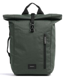 Рюкзак Ground Dante Vegan Rolltop из переработанного полиэстера Sandqvist, зеленый sqa2398 | dunkelgrün