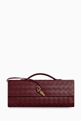 Bottega Veneta Long Andiamo Clutch in Intrecciato Leather 217276100_16