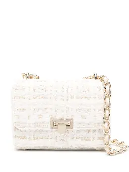 Aspinal of London Lottie tweed shoulder bag 22710309