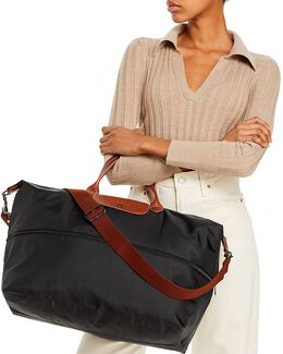Дорожная сумка Le Pliage Weekender Longchamp, черный 641277 | black/gold