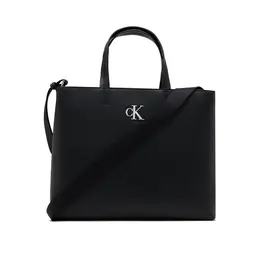Сумка тоут Calvin Klein, фактура гладкая, чeрный 102684548995