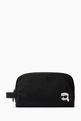 Karl Lagerfeld Small K/Ikonik 2.0 Wash Bag in Recycled Nylon 217181785_13