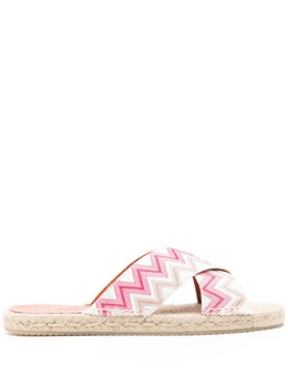 Missoni zigzag open espadrilles 23387328