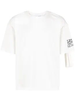 Natasha Zinko camping-slogan convertible t-shirt 22642808