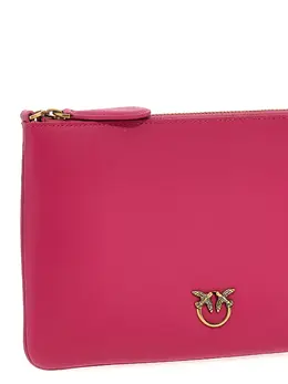 Pinko-Flat Clutch Fucsia-Donna 46745390809428