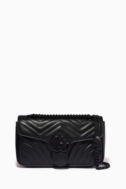Gucci GG Marmont Shoulder Bag in Matelassé Leather 215414215_245