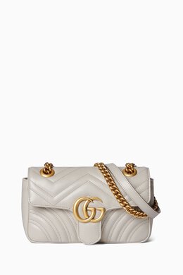 Gucci Small GG Marmont Shoulder Bag in Matelassé Leather 216374256_191