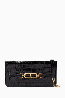 Tom Ford Shoulder Bag in Printed-Croc Leather 217136947_13