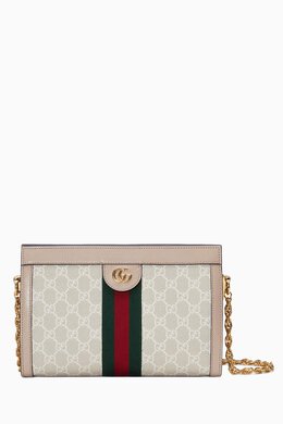 Gucci Small Ophidia GG-print Shoulder Bag in Coated-canvas 215414228_179