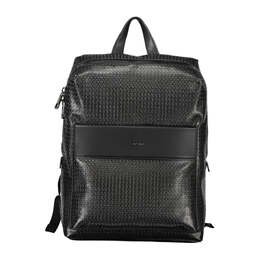 Calvin Klein Black Polyester Backpack ca-27477