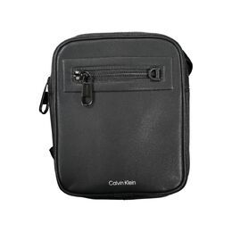 Calvin Klein Sleek Black Shoulder Bag with Contrasting Details ca-26053
