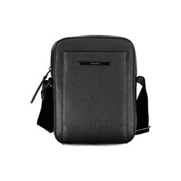 Calvin Klein Sleek Black Shoulder Bag with Logo Detail ca-27464