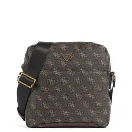 Сумка планшет Guess Torino 4g logo, фактура зернистая, dark brown 102621738496