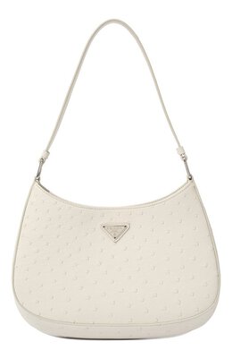 Сумка Cleo из кожи страуса Prada 1bc499-130-f0009-ooo
