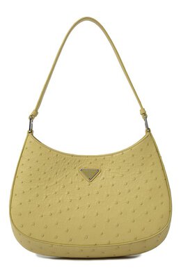 Сумка Cleo из кожи страуса Prada 1bc499-130-f068x-ooo