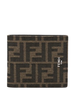 Fendi FF-jacquard leather wallet 22454729