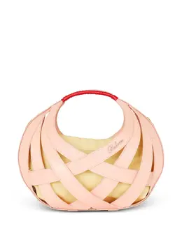 Balmain basketweave leather tote bag 22759095
