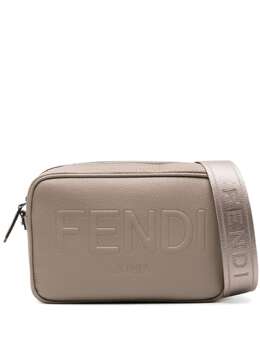 Fendi logo-embossed leather camera case 23244906