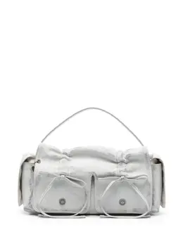 Acne Studios Multipocket leather tote bag 22980439