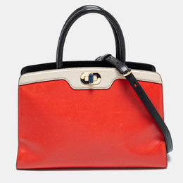 Bvlgari Multicolor Leather Isabella Rossellini Tote 692917