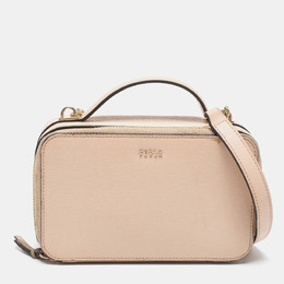Furla Beige Leather Babylon Crossbody Bag 673478