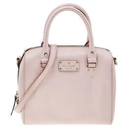 Kate Spade Pink Leather Wellesley Alessa Satchel 585960