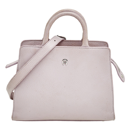 Aigner Lilac Leather Tote 579288