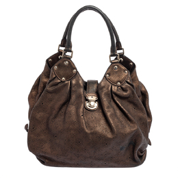 Louis Vuitton Bronze Monogram Mahina Leather L Bag 578295
