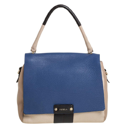 Furla Multicolor Leather Flap Top Handle Bag 458550