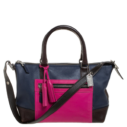 Coach Multicolor Leather Front Zip Tote 433997