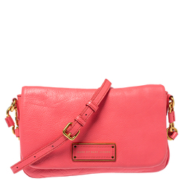 Marc Jacobs Orange Leather Too Hot To Handle Crossbody Bag 396680