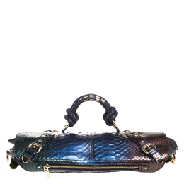 Versace Multicolor Ombre Python Canyon Bag 259146