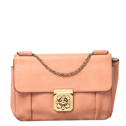 Chloe Orange Leather Medium Elsie Shoulder Bag 259049