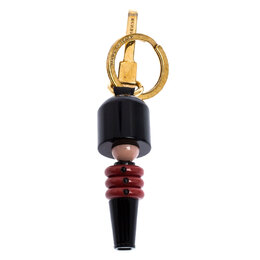 Burberry Black and Red Royal Guard Gold Tone Bag Charm 247920