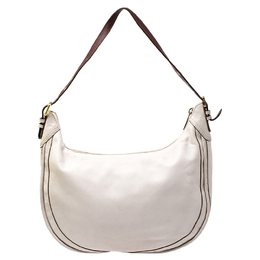 Michael Kors Beige/Brown Leather Hobo 241547