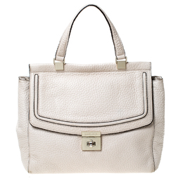 Kate Spade Cream Leather Tallulah Everett Way Top Handle Bag 229879