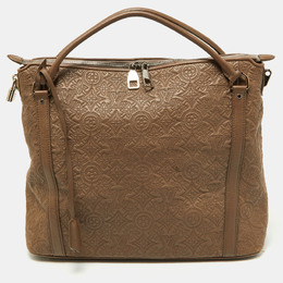 Louis Vuitton Gris Pearl Monogram Antheia Leather Ixia MM Bag 858006