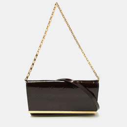 Louis Vuitton Amarante Monogram Vernis Ana Clutch Bag 861890