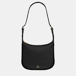 Aigner Black shiny light gold Metal Ivy Hobo Bag Black 886997