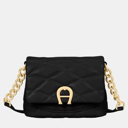 Aigner Black shaking gold Maggie Crossbody bag Black 886989