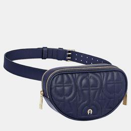 Aigner Deep blue shiny light gold Metal Diadora Deep blue Belt Bag S 887015