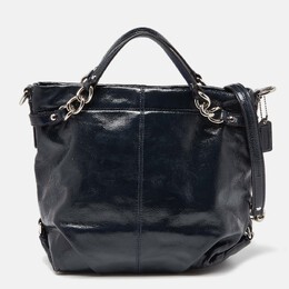 Coach Blue Patent Leather Brooke Hobo 889310