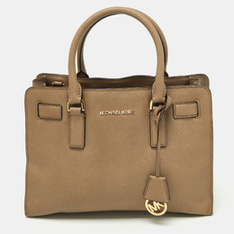 Michael Kors Beige Leather Hamilton East West Tote 893770