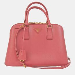 Prada Pink Leather Small Promenade Satchel 890306
