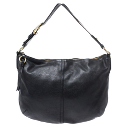 Coach Black Soft Leather Hobo 252347